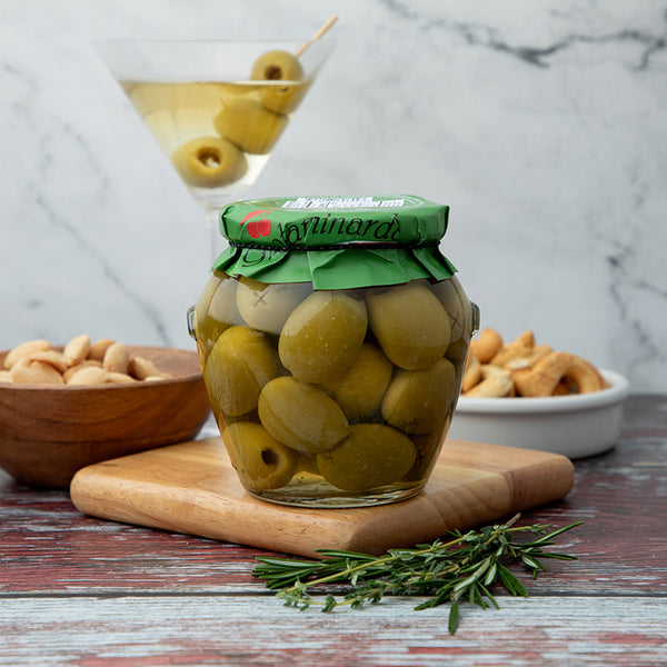 Pitted Gordal Olives - Glass Jar