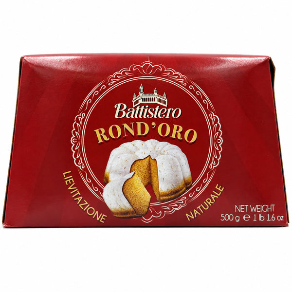 Battistero Rond’Oro Classic Pandoro Italian Christmas Cake Holiday Dessert Gift 500g (17.64 oz)