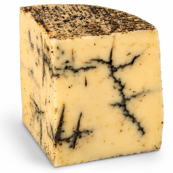 Black Truffle Sheep’s Milk Cheese Wheel | Aged 5 Months | Imported from Spain | 7–8 lb