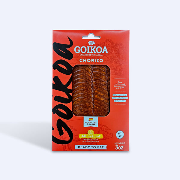 Goikoa Mild Deli Cut Chorizo - 3 Pack, 3 oz Each