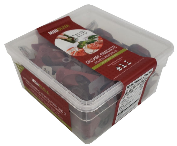 Mini Balsamic Vinaigrette + Extra Virgin Olive Oil - 0.47 oz (50 Pack)