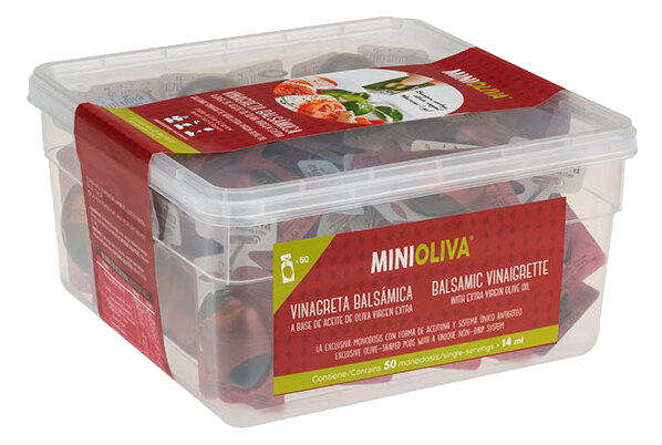 Mini Balsamic Vinaigrette + Extra Virgin Olive Oil - 0.47 oz (50 Pack)