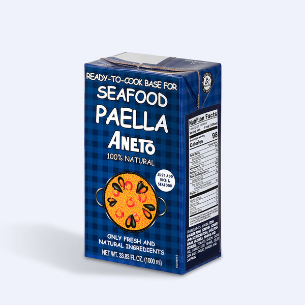 Aneto Seafood Paella Cooking Base, 33.8 fl oz