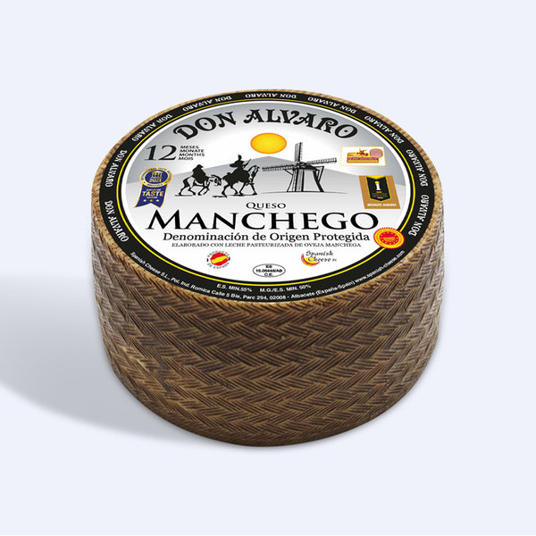 Manchego Cheese Cured 12 Months  6-7lb Wheel