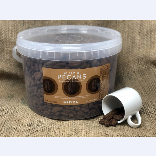 Moka Pecans, 9.37 lbs - Gourmet Chocolate-Covered Pecans