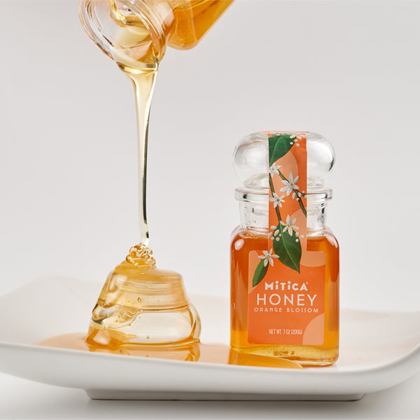 Orange Blossom Honey, 7 oz - Premium Spanish Honey in Glass Jar