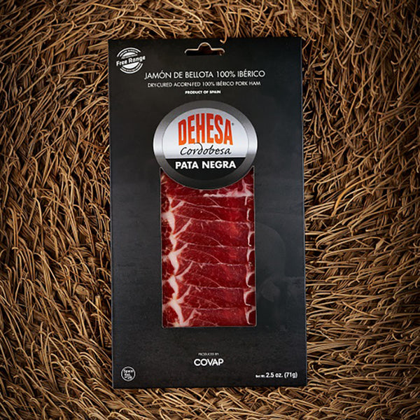 Acorn Fed Ham 100% Iberico, 2.5 oz, Pre-sliced - Premium Spanish Jamón