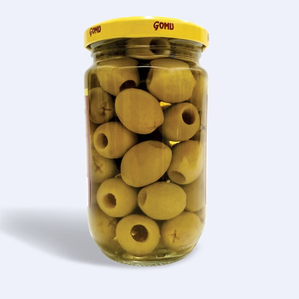 Pitted Manzanilla Green Olives - 4.6 oz Glass Jar