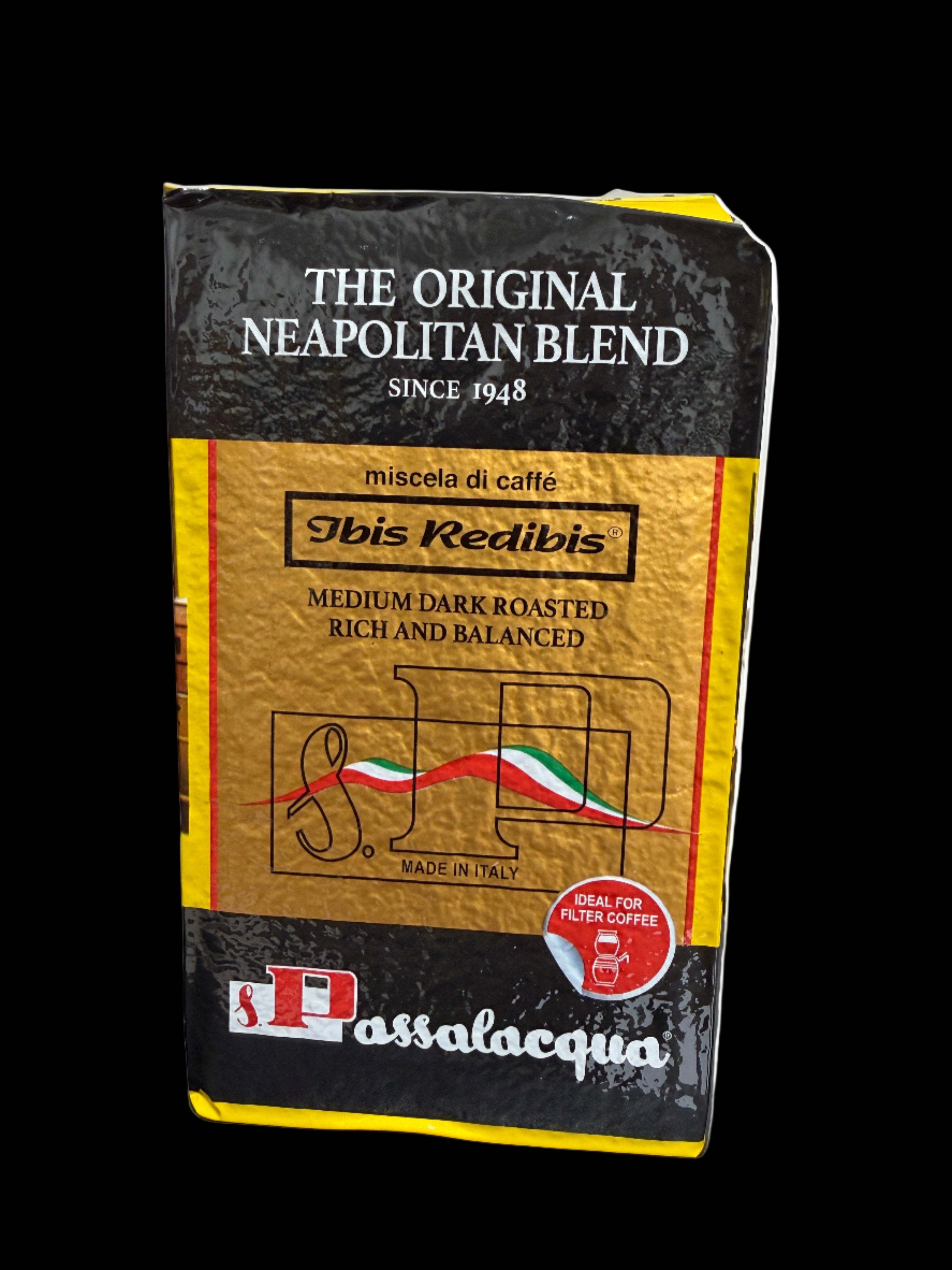 Passalacqua Ibis Redibis Ground Coffee 7 oz (Pack of 6) – Euro