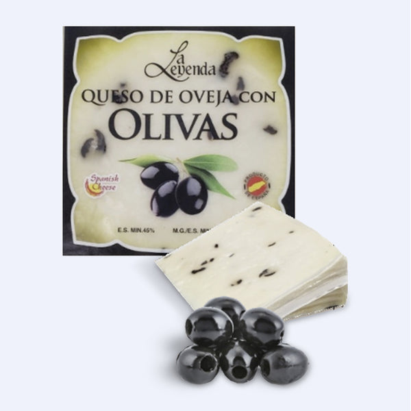 Sheep Cheese with Olives - 7oz Wedge