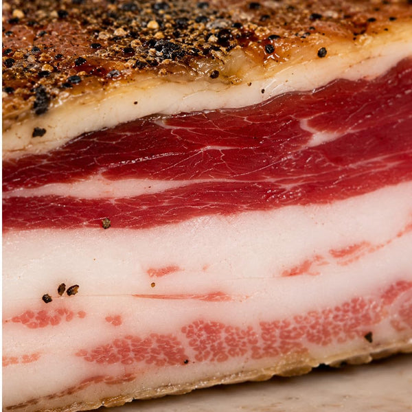 Maestri Guanciale Dry-Cured Pork Jowl – Imported from Italy for Carbonara, Amatriciana & Gricia – Approx. 0.40–0.55 lb