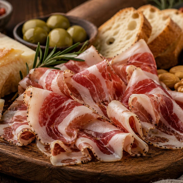 Grotaminarda Whole Italian Guanciale Dry Cured Pork Jowl 2.5–4.5 lb Authentic Italian Cured Meat