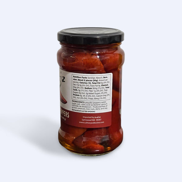 Piquillo Peppers – 10.2 oz (Glass Jar)