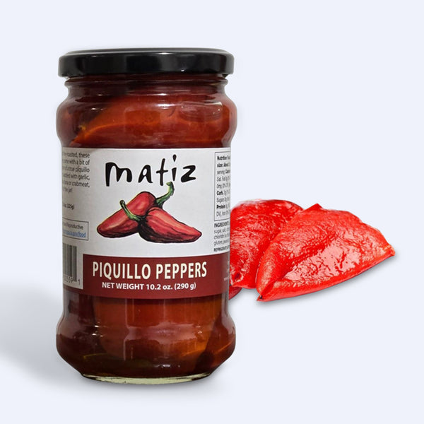 Piquillo Peppers – 10.2 oz (Glass Jar)