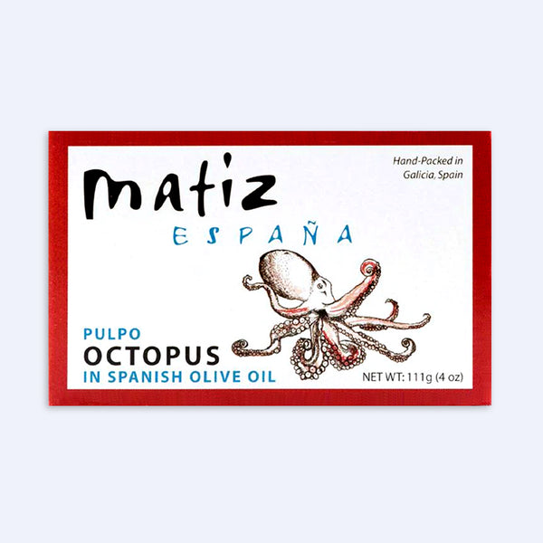 Wild Octopus in Spanish Olive Oil 4 oz Tin