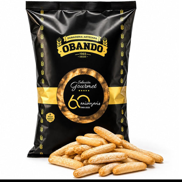Obando Pico de Pan Rústico Spanish Breadsticks – 500 g | Artisan Tapas Crackers from Spain