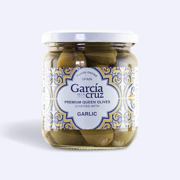 Garlic Stuffed Olives - 14 oz Glass Jar