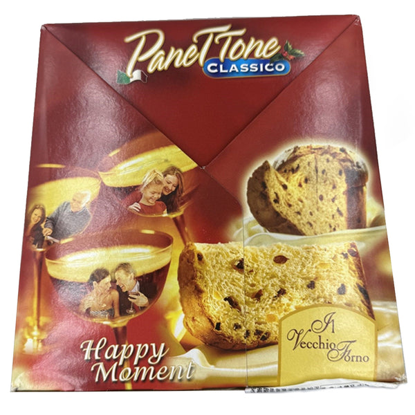 Classic Panettone Italian Christmas Cake with Raisins & Candied Orange Peel – Il Vecchio Forno 2 lb (908g)