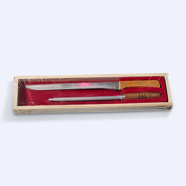 Ham Knife Set with Wood Handle