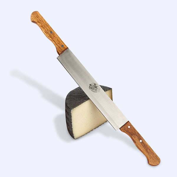 Wood Double Handle Cheese Knife