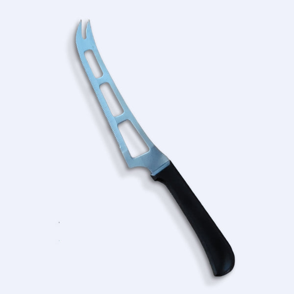 Black Handle Cheese Knife - 5.9 Inch Blade