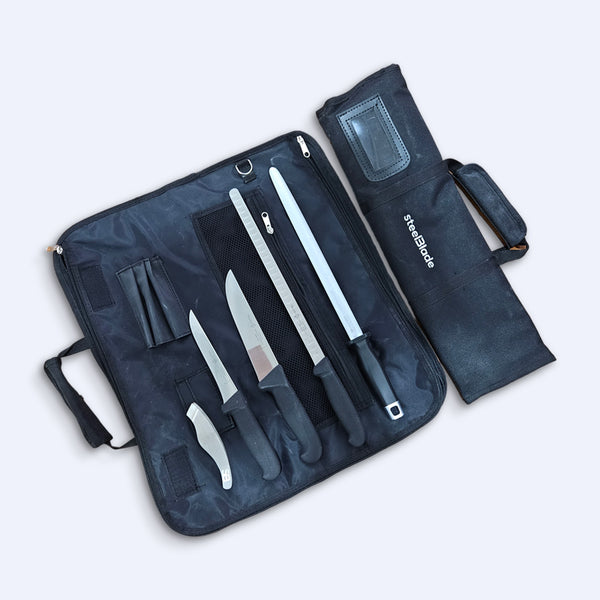 Stainless Steel Professional Knife Set with Nylon Case