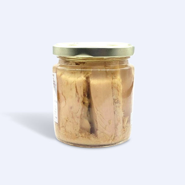 Yellowfin Tuna in Olive Oil - 14.11 oz / 9.17 oz Net - Glass Jar