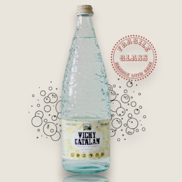 Vichy Catalan Sparkling Water - Glass - 33.8 fl oz / Bottle - 6 Pack