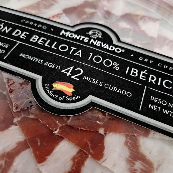 100% Iberico Bellota Ham Plate, 42 Months (3 oz)