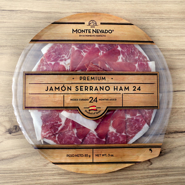 Serrano Ham, 24 Months Plate (3 oz), 3 Pack