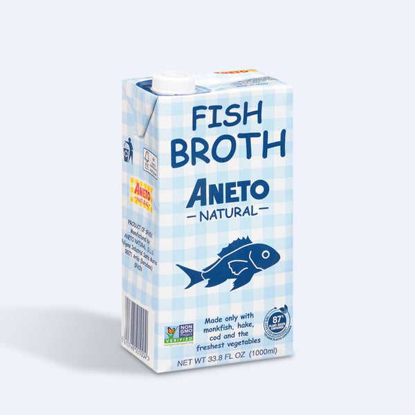 Aneto 100% Natural Fish Broth, 33.8 fl oz