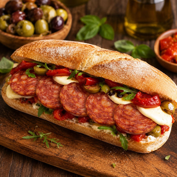 Maestri Calabrese Salami 6 oz – 2 Pack | Spicy Italian Salami Chubs